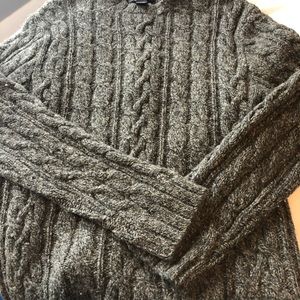 Men’s Abercrombie wool gray sweater
